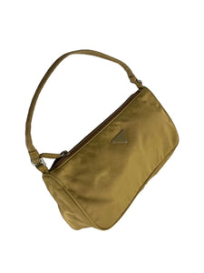 PRADA プラダ ハンドバッグ ミニバック トライアングルロゴ ミニポーチ ナイロン ブラウン 良品 中古 64545 