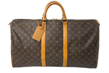 Load image into Gallery viewer, LOUIS VUITTON ルイヴィトン キーポル50 ボストンバッグ M41426 PVCコーティングキャンバス ブラウン 美品 中古 64549