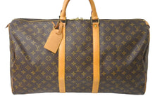 Load image into Gallery viewer, LOUIS VUITTON ルイヴィトン キーポル50 ボストンバッグ M41426 PVCコーティングキャンバス ブラウン 美品 中古 64549
