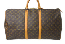 Load image into Gallery viewer, LOUIS VUITTON ルイヴィトン キーポル50 ボストンバッグ M41426 PVCコーティングキャンバス ブラウン 美品 中古 64549