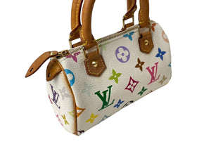 LOUISVUITTON ルイヴィトン ミニスピーディ ミニボストンバッグ ハンドバッグ M92645 モノグラムマルチカラー 美品 中古 64554