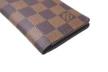 Load image into Gallery viewer, 極美品 LOUIS VUITTON ルイヴィトン オーガナイザー ドゥ ポッシュ カードケース N61721 ダミエ エベヌ ブラウン エピレザー 中古 64558