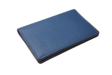 Load image into Gallery viewer, LOUIS VUITTON ルイヴィトン オーガナイザー ドゥ ポッシュ カードケース M60623 エピレザー ブルー イニシャル入り 美品 中古 64560