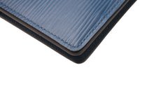 Load image into Gallery viewer, LOUIS VUITTON ルイヴィトン オーガナイザー ドゥ ポッシュ カードケース M60623 エピレザー ブルー イニシャル入り 美品 中古 64560
