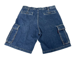 PHAT FARM ファットファーム ショートパンツ カーゴパンツ サイズ36 DP391300 デニム コットン ブルー 美品 中古 64568