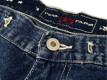 Load image into Gallery viewer, PHAT FARM ファットファーム ショートパンツ カーゴパンツ サイズ36 DP391300 デニム コットン ブルー 美品 中古 64568