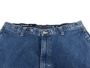 PHAT FARM ファットファーム ショートパンツ カーゴパンツ サイズ36 DP391300 デニム コットン ブルー 美品 中古 64568