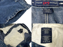 Load image into Gallery viewer, PHAT FARM ファットファーム ショートパンツ カーゴパンツ サイズ36 DP391300 デニム コットン ブルー 美品 中古 64568