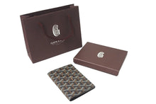 Load image into Gallery viewer, 極美品 GOYARD ゴヤール グルネル パスポートケース PVCコーティングキャンバス ブラック イエロー 中古 64570