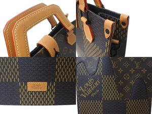 極美品 LOUIS VUITTON ルイヴィトン × NIGO ニゴ― ダミエ ジャイアント モノグラム 2WAY トートバッグ N40355 中古 64575