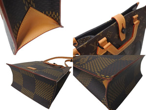 極美品 LOUIS VUITTON ルイヴィトン × NIGO ニゴ― ダミエ ジャイアント モノグラム 2WAY トートバッグ N40355 中古 64575