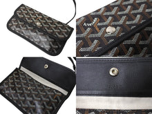 Load image into Gallery viewer, GOYARD ゴヤール トートバッグ サンルイGM PVCコーティングキャンバス ブラック 良品 中古 64577