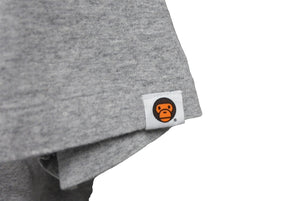 極美品 A BATHING APE × KAWS アベイシングエイプ カウズ半袖Ｔシャツ サイズM グレー コットン ベイプ マイロ 中古 64601 