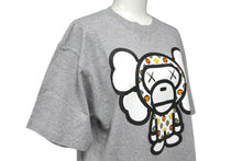 画像をギャラリービューアに読み込む, 極美品 A BATHING APE × KAWS アベイシングエイプ カウズ半袖Ｔシャツ サイズM グレー コットン ベイプ マイロ 中古 64601 