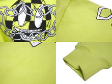 Load image into Gallery viewer, CHROME HEARTS MATTY BOY クロムハーツ マッティ ボーイ グラフィティアート パーカー Mサイズ イエローグリーン 中古 64604