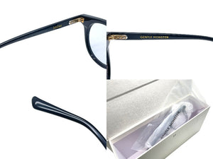GENTLE MONSTER ジェントルモンスター Milan メガネ ブラック プラスチック ミラン オーバル アイウェア 眼鏡 美品 中古 64608