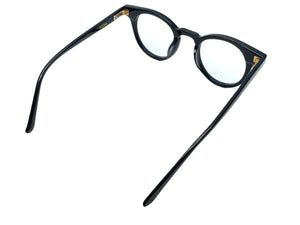 GENTLE MONSTER ジェントルモンスター Milan メガネ ブラック プラスチック ミラン オーバル アイウェア 眼鏡 美品 中古 64608