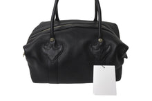 Load image into Gallery viewer, 新品未使用 CHROME HEARTS クロムハーツ モニカ ハンドバッグ ラージクロス ブラック カーフ シルバー金具 2024年購入 中古 64609