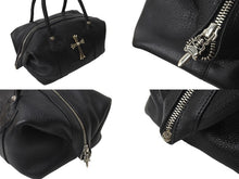 Load image into Gallery viewer, 新品未使用 CHROME HEARTS クロムハーツ モニカ ハンドバッグ ラージクロス ブラック カーフ シルバー金具 2024年購入 中古 64609