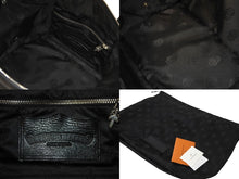 Load image into Gallery viewer, 新品未使用 CHROME HEARTS クロムハーツ モニカ ハンドバッグ ラージクロス ブラック カーフ シルバー金具 2024年購入 中古 64609