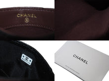 画像をギャラリービューアに読み込む, 新品同様 CHANEL シャネル カードケース パスケース ココマーク キャビアスキン ランダム番台 ブラック ゴールド金具 中古 64613