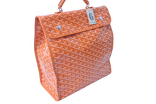 Load image into Gallery viewer, 新品未使用 GOYARD ゴヤール リュック デイパック サンレジェ バックバック PVC レザー オレンジ 中古 64617