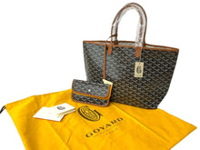 Load image into Gallery viewer, 新品未使用 GOYARD ゴヤール サンルイPM トートバッグ STLOUIPMLTY09CL09P PVCコーティングキャンバス ブラウン 中古 64621