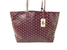 Load image into Gallery viewer, 新品未使用 GOYARD ゴヤール サンルイPM トートバッグ STLOUIPMLTY09CL09P PVCコーティングキャンバス ボルドー 中古 64622