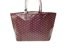 Load image into Gallery viewer, 新品未使用 GOYARD ゴヤール サンルイPM トートバッグ STLOUIPMLTY09CL09P PVCコーティングキャンバス ボルドー 中古 64622