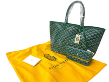Load image into Gallery viewer, 新品未使用 GOYARD ゴヤール サンルイPM トートバッグ STLOUIPMLTY09CL09P PVCコーティングキャンバス グリーン 中古 64623