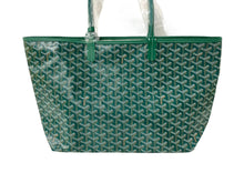 Load image into Gallery viewer, 新品未使用 GOYARD ゴヤール サンルイPM トートバッグ STLOUIPMLTY09CL09P PVCコーティングキャンバス グリーン 中古 64623