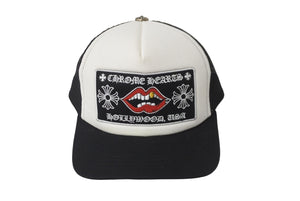 CHROMEHEARTS クロムハーツ Mattyboy マッティボーイ チャンパー トラッカー メッシュキャップ ブラック ホワイト 美品 中古 64631