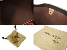 Load image into Gallery viewer, 極美品 LOUIS VUITTON ルイヴィトン モノグラム グラフィティ キーポル50 ボストン スプラウス オレンジ M93699 中古 64633