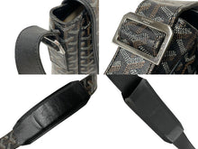 Load image into Gallery viewer, GOYARD GRAND BLEU MM 旧型 ゴヤール グランブルーMM ショルダーバッグ ブラック 美品 中古 64635