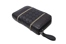 Load image into Gallery viewer, BottegaVeneta ボッテガヴェネタ コインケース ミニ財布 イントレチャート B00145234H ブラック 美品 中古 64647
