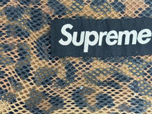 画像をギャラリービューアに読み込む, Supreme シュプリーム ショルダーバッグ 肩掛けバック レオパード ヒョウ柄 ファスナー 黒 美品 中古 64652 