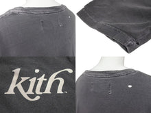 Load image into Gallery viewer, KITH キス 半袖Tシャツ トップス クールネック カットソー ワンポイント サイズM グレー ホワイト 良品 中古 64654