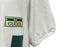 画像をギャラリービューアに読み込む, GUCCI グッチ ポロシャツ 半袖トップス ストレッチコットンピゲ 623242 ホワイト グリーン レッド M 美品 中古 64667 