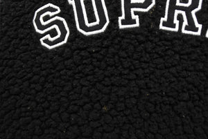 Supreme シュプリーム 17AW POLARTEC Deep Pile Crewneck スウェット トレーナー サイズL ブラック ポリエステル ボア 良品 中古 64670 
