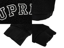 画像をギャラリービューアに読み込む, Supreme シュプリーム 17AW POLARTEC Deep Pile Crewneck スウェット トレーナー サイズL ブラック ポリエステル ボア 良品 中古 64670 