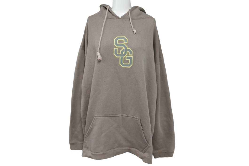 [USED/中古]STUSSY ステューシー パーカー グレー イエロー Cランク 中古 64675