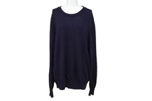 Load image into Gallery viewer, Maison Margiela メゾン マルジェラ セーター エルボーパッチニット S50HA0870 サイズ1 ネイビー 良品 中古 64677