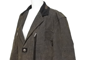 RICH MOND リッチモンド コーデュロイ ジャケット コットン ポリエステル サイズ48 カーキ 美品 中古 64682