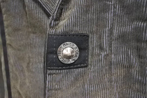 RICH MOND リッチモンド コーデュロイ ジャケット コットン ポリエステル サイズ48 カーキ 美品 中古 64682