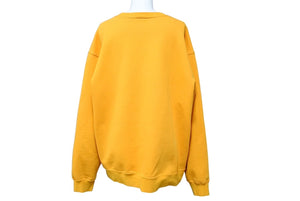 Supreme Nike シュプリーム ナイキ 長袖トレーナー 刺繍ロゴ トップス クールネック サイズL 20D11C1 オレンジ 良品 中古 64686 