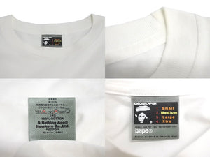 A BATHING APE アベイシングエイプ 半袖Ｔシャツ NERD サイズM STAR TRAK カモ柄 オールドエイプ ヴィンテージ 美品 中古 64695 