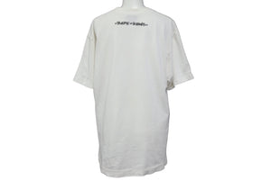 A BATHING APE × KAWS アベイシングエイプ カウズ 半袖Ｔシャツ サイズM オールドエイプ ヴィンテージ ホワイト コットン 美品 中古 64696