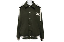 Load image into Gallery viewer, 極美品 CELINE セリーヌ テディジャケット ダブルフェイス カシミアウールジャケット 22AW カシミヤ カーキ サイズ36 中古 64705