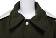 Load image into Gallery viewer, 極美品 CELINE セリーヌ テディジャケット ダブルフェイス カシミアウールジャケット 22AW カシミヤ カーキ サイズ36 中古 64705