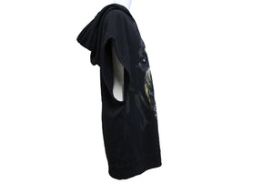 極美品 Givenchy ジバンシー ロットワイラー ノースリーブ パーカー ブラック ドッグ 犬 アーカイブ コットン リカルドティッシ サイズXS 中古 64707